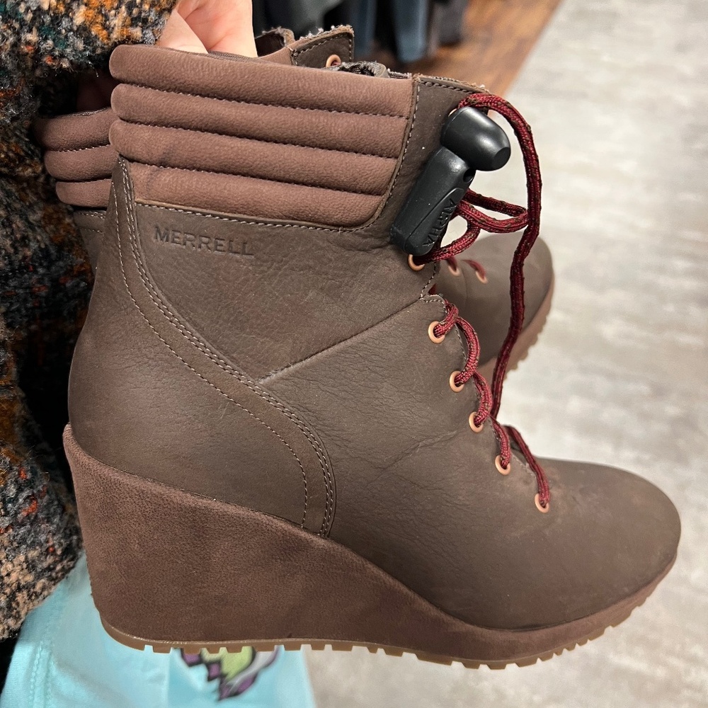 Merrell Women's Tremblant Wedge Boot Waterproof